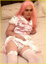 Mincing sissy trap Dee