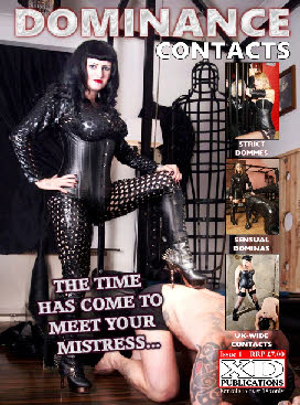 UK-wide fem-dom contact magazine