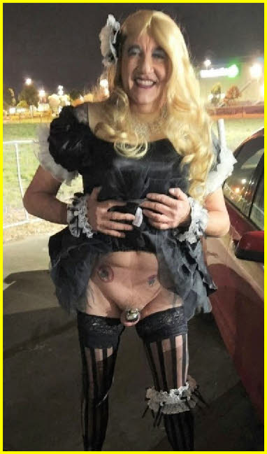 Tiny-dicked sissy Kevin from Melbourne in French maid uniform and chastity Tiny-dicked sissy Kevin from Melbourne in French maid uniform and chastity