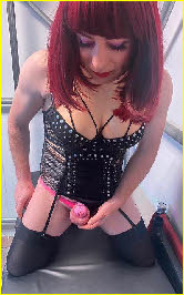 Sissy faggot Maggie in chastity Sissy faggot Maggie in chastity