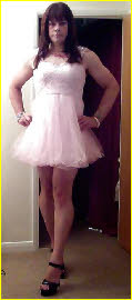 Gay sissy Natasha in pink fairy dress Gay sissy Natasha in pink fairy dress