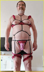 Tragic image of Sissy Amy failing as a male in erotic lingerie Tragic image of Sissy Amy failing as a male in erotic lingerie