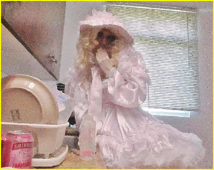 ABDL sissy Alexandra in flouncy pink frock with petticoats ABDL sissy Alexandra in flouncy pink frock with petticoats