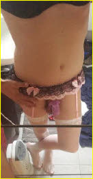 Glasgow sissy's caged cock