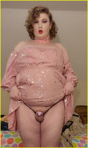 BBW sissy slut Bambi has absolutely no cock at all