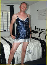 Sissy man in nightie