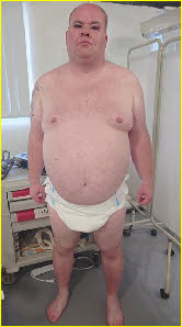 Sissy Inge Grøthe exposed in nappy Sissy Inge Grøthe exposed in nappy