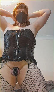 Transvestite slut Jessika wearing a kinky corset and fishnets Transvestite slut Jessika wearing a kinky corset and fishnets