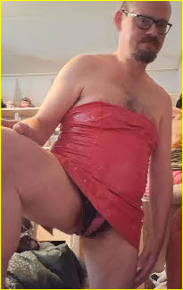 Loser male humiilates himself by putting on slutty pink knickers Loser male humiilates himself by putting on slutty pink knickers