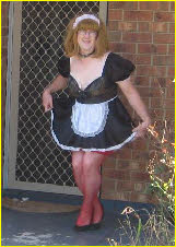 Ruined husband David transformed into sissy maid Daphene