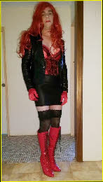 Pathetic sissy Chloe in women's clothing
