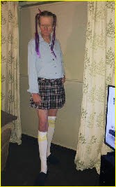 Darren Kelly transformed into Sissy Scarlet Louise Darren Kelly transformed into Sissy Scarlet Louise