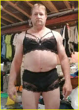 Canadian fag Scott cross-dressing in lingerie