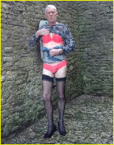Sissy Colin flashes his knickers
