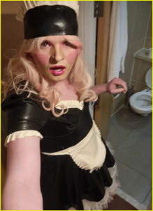 Dumb sissy maid Nikki gets sent to clean the toilet Dumb sissy maid Nikki gets sent to clean the toilet