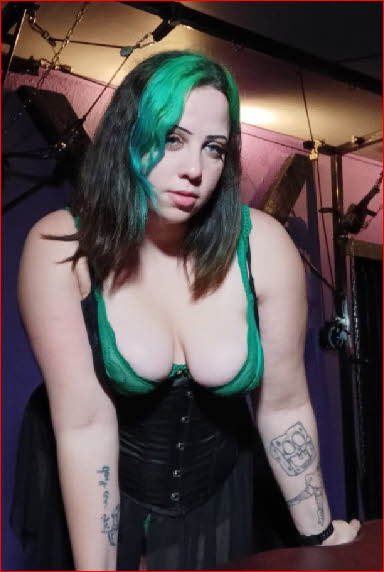 Strict T-girl Nina loves to punish and spank sub men and sissies