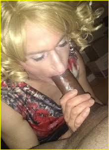 Sissy Jasmine sucks black cock