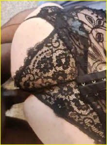 Sissy Joanna buttfucked with her lacy black knickers still on Sissy Joanna buttfucked with her lacy black knickers still on