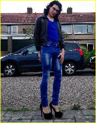 Amsterdam sissy Cecile