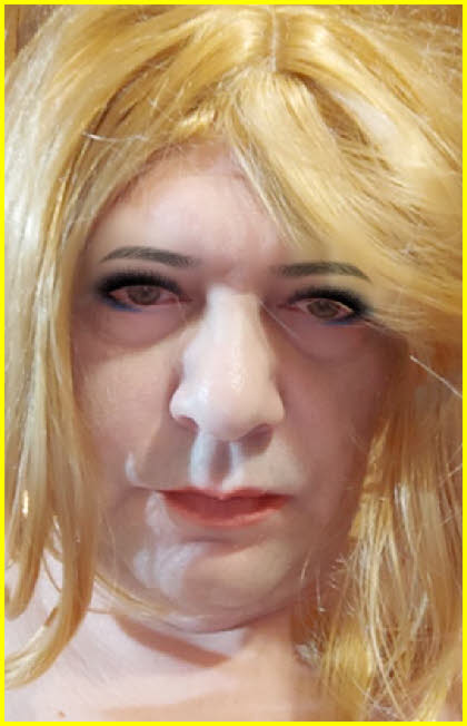 Exposed sissy Olga
