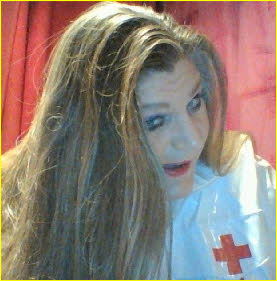 Sissy Joanna Sophie dressed as latex-clad nurse Sissy Joanna Sophie dressed as latex-clad nurse