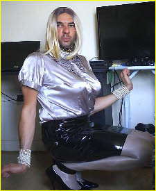 Sissy secretary Paula Satina