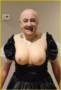 You will easily recognise exposed sissy maid Kevin Powell in this photograph You will easily recognise exposed sissy maid Kevin Powell in this photograph