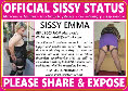 Sissy whore Emma's official sissy ID card Sissy whore Emma's official sissy ID card