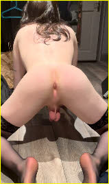 Sissy Abbie wants it doggie-style