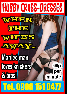 Married man cross-dressing while wife is out