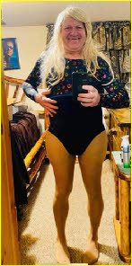 Sissy fag Shauna in leotard