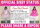 Chantal's sissy ID card for public sharing and exposure Chantal's sissy ID card for public sharing and exposure