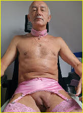 Sissy Andy Marks from Gillingham exposed in pink lingerie