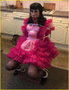 Sissy faggot in bondage