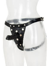 Strap-on dildo with harness