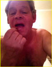 Sissy puts on lipstick Sissy puts on lipstick