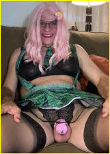Caged sissy slut from Canada