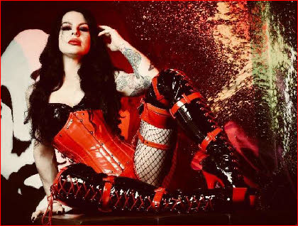 Strict Manchester domme Mistress Dahlia spanks her sissy maid