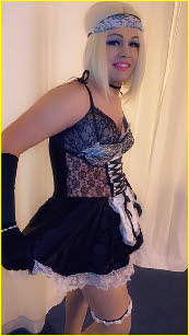 Effeminate sissy maid Fionna