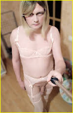 Russian sissy Oksana exposed